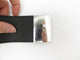 Bracelet bracelet HERMES extreme kelly dog manchette en cuir noir 50mm 58 Facettes 267199