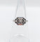 Bague 53 Bague art deco or blanc 18k ornée d'un diamant rond dans une monture géométrique finement travaillée (circa 1930) 58 Facettes A04979