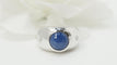 Bague 51.5 Bague jonc en or blanc et saphir étoilé 58 Facettes 32559