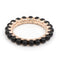Bague 53 Ginette NY Bague Alliance Maria Or rose Onyx 58 Facettes 2246420CN