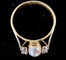 Bague 58 Bague sertie de perles fines 58 Facettes