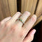 Bague 54 Bague Argent & Or jaune - LALAOUNIS 58 Facettes 220196R