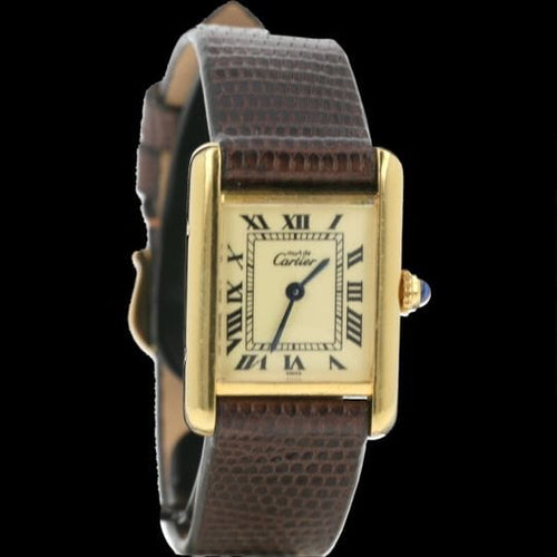 Montre Cartier Montre Tank Vermeil 58 Facettes MT43330