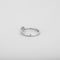Bague 54 Solitaire or blanc avec diamants 58 Facettes 3121181