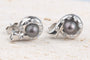 Boucles d'oreilles Boucles d’oreilles perles de Tahiti 6,11 mm & diamants 0,41 ct en or jaune 58 Facettes BO46420-107
