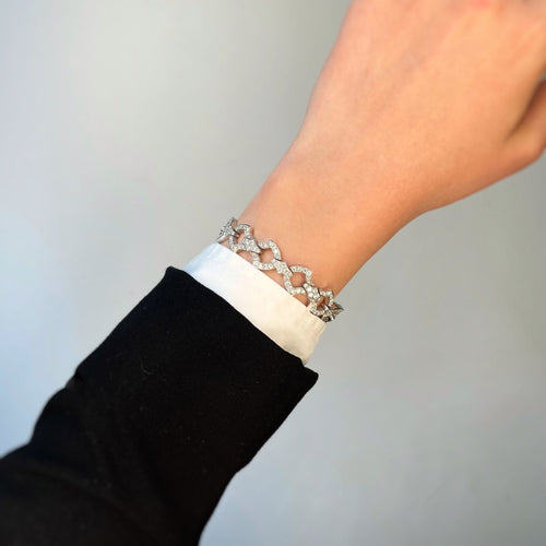Bracelet Bracelet or et diamants 58 Facettes 200022R