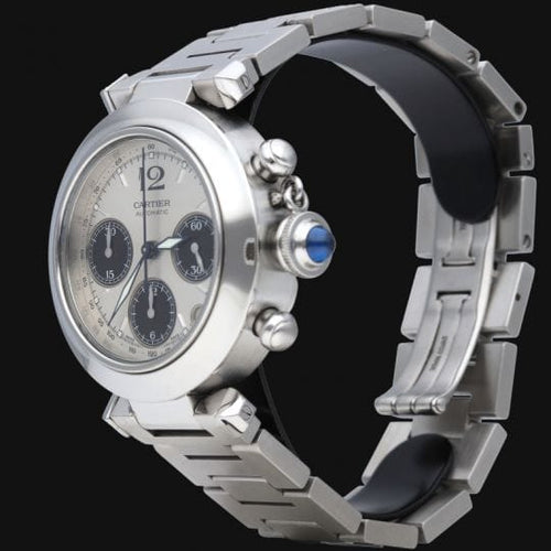 Montre Cartier Montre Pasha Chronograph 58 Facettes MT44368