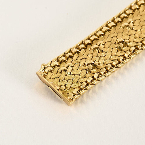 Bracelet souple en Or jaune 18k