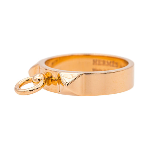 Collier 55 Hermès Bague Collier de chien Or rose 58 Facettes 4166998RV