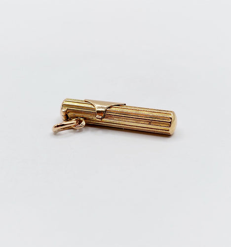 Pendentif Pendentif mezouzah vintage or jaune 58 Facettes A05545