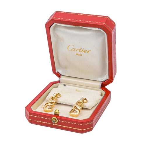 Boucles d'oreilles Cartier Boucles d'oreilles Clip  Or jaune Diamant 58 Facettes 3981320RV