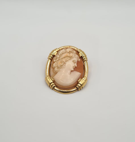Broche Broche camée or jaune 58 Facettes