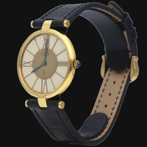 Montre Cartier Montre Must De Cartier Vermeil 58 Facettes MT41145