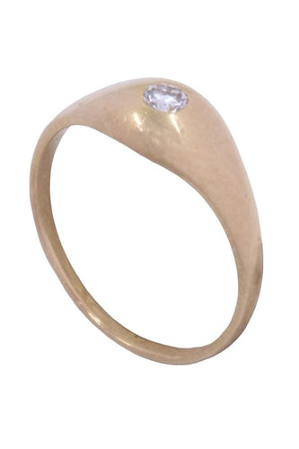 Bague 44 BAGUE JONC ANGLAIS DIAMANT 58 Facettes 087041