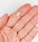 Bague 52 Bague solitaire or 14k ornée d'un diamant de 1,51 carats taille ovale Couleur J-K pureté SI2 avec certificat GWLAB 58 Facettes A03789