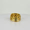 Bague 57 Bague empilable 4 rangs, diamants et saphirs bleu foncé d'environ 0,48 carat, pureté SI 58 Facettes 2511005