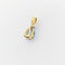 Pendentif Pendentif or jaune et aigue-marine 58 Facettes 31230