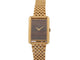Montre vintage montre baume & mercier tank 37077 mecanique or 18k & oeil de tigre 58 Facettes 268283