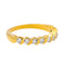 Bague 52 Bague Demi-alliance Or jaune Diamant 58 Facettes 4242529CN