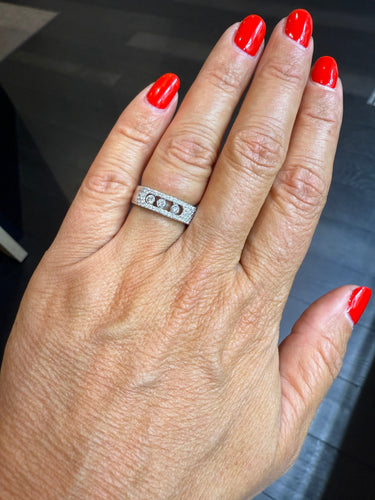 Bague 51 Messika - Move Noa - Bague en or blanc et Diamants 58 Facettes 1.0000887/3