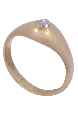 Bague 49 BAGUE JONC ANGLAIS DIAMANT 58 Facettes 083181