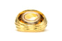 Bague 53 Bague contemporaine or jaune, or blanc, citrine 58 Facettes 22699