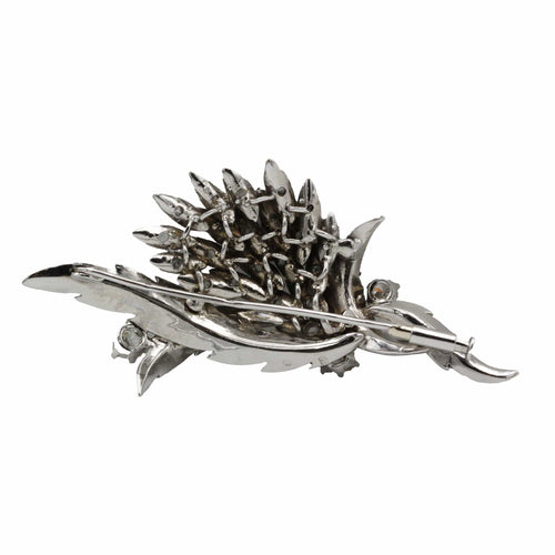 Broche Broche - Or Blanc & Diamants 58 Facettes 250008SP