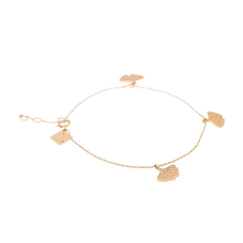 Bracelet Bracelet Ginette NY Gingko Or rose 58 Facettes 2682439CN