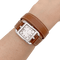 Montre Montre Hermès, "Cape Cod", acier, cuir. 58 Facettes 34616