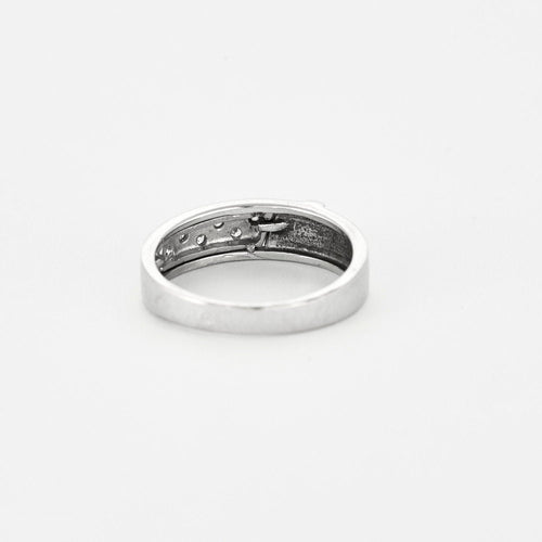 Bague 54.5 Petalites Beryllonite 58 Facettes LP214/4