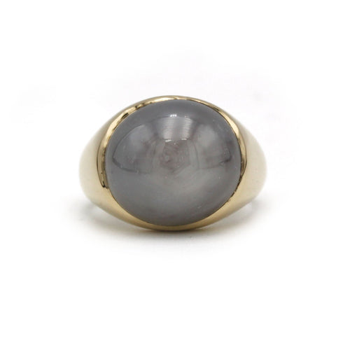 Bague 55 Bague - Or et Saphir Etoilé 58 Facettes 250328R