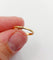 Bague 48.5 Bague marguerite antique or rose 18k perle et diamants taille roses (circa 1900) 58 Facettes A06176