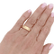 Bague 53 Bague DIOR, "Gourmette" en or jaune. 58 Facettes 34572