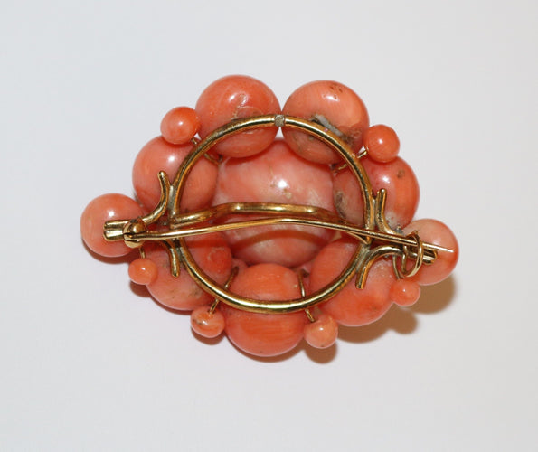 Broche Broche corail Napoléon III 58 Facettes 436