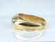 Bague 58 Bague jonc en or jaune et diamants 58 Facettes AB590bis