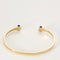 Bracelet Bracelet jonc en or jaune et saphirs 58 Facettes ROD4428X2