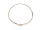 Bracelet bracelet jonc coeur serti 30 diamants 1.55ct t15 or blanc 18k 10gr 58 Facettes 267662