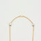 Collier Collier or jaune chaîne alternée de diamants 58 Facettes 3670