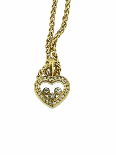 Collier CHOPARD - collier pendentif cœur Happy Diamond en or jaune 58 Facettes