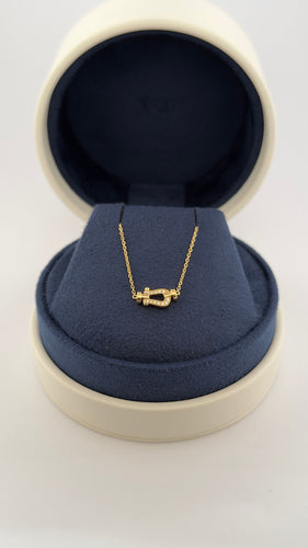 Collier Collier Fred Force 10 petit modèle or jaune et diamants 58 Facettes