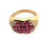 Bague 58 Bague vintage en or jaune , rubis et diamants 58 Facettes