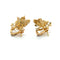 Boucles d'oreilles Boucheron - Boucles d’oreille « Fleur » Or jaune et Diamants 58 Facettes 3007/22