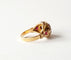 Bague 51 Bague or jaune 18K - Diamants et rubis 58 Facettes