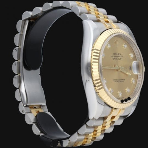 Montre Rolex Montre Date Just 36 58 Facettes MT44092