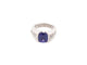 Bague 57 bague sertie pierre tanzanite 5 ct 6 diamants 1.3ct t57 en or blanc 12.9g 58 Facettes 267525