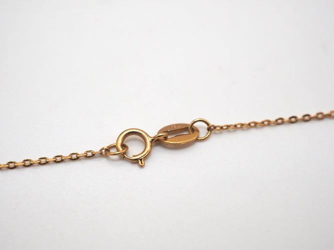 Collier Collier or jaune 750 et citrine 58 Facettes