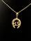 Pendentif Pendentif fer à cheval en or jaune 58 Facettes