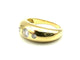CARTIER. Collection "Daphné", bague vintage or jaune et diamants