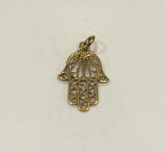 Pendentif Pendentif khomsa or jaune 58 Facettes LP558/3