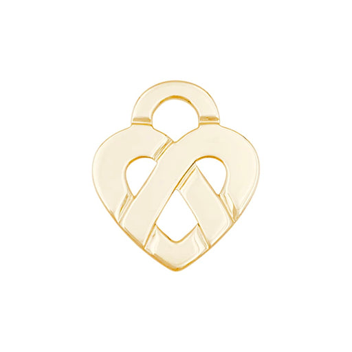 Pendentif Pendentif Poiray, "Coeur Entrelacé", or jaune. 58 Facettes 35321